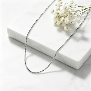 Everyday Wear Chain, stainless steel, Cuban link, 24 in, 3.5 mm, another view