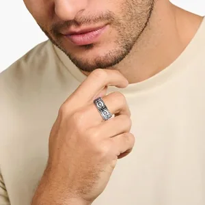Band Ring, stainless steel, another view
