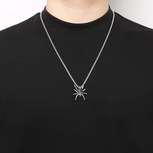 Spider Pendant, stainless steel, another view