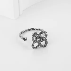 Snake Fidget Spinner Ring, stainless steel, another view