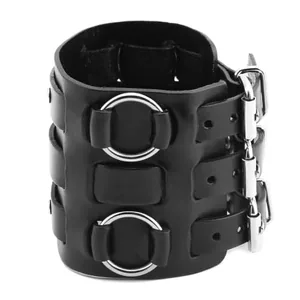 Bangle, leather, another view
