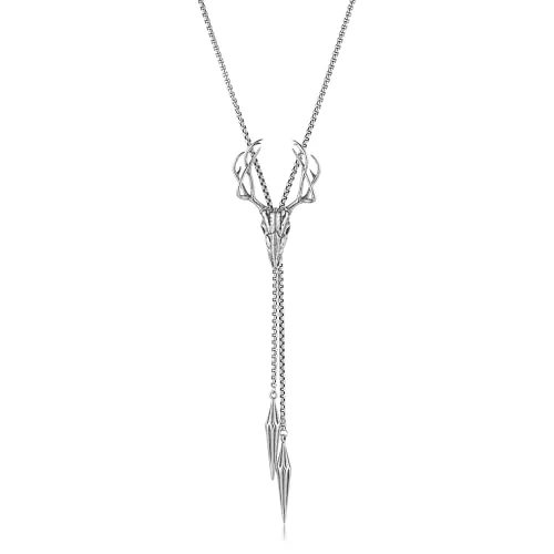 Witcher Bull Head Pendant, stainless steel