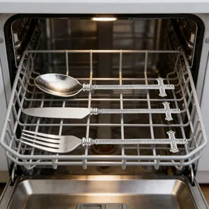 Cross Flatware Set, stainless steel, another view