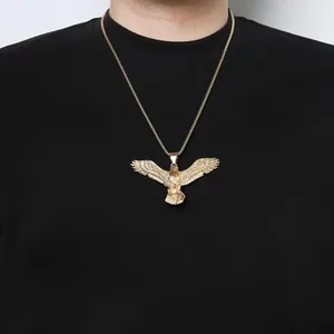 Eagle Pendant, gold-plated steel, gold, another view