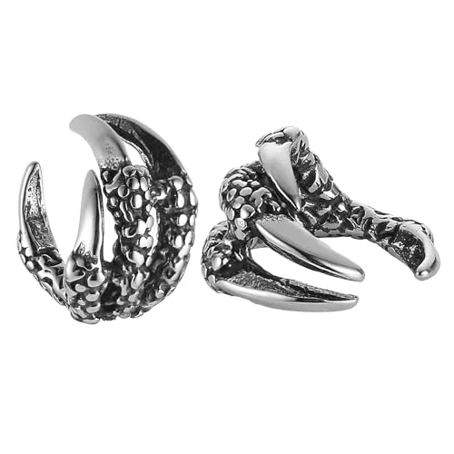 Dragon Ear Cuffs, stainless steel