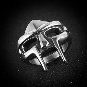 Spartan Mask Ring, stainless steel, another view