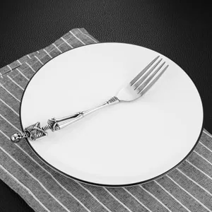 Dinner Fork Flatware Set, stainless steel, another view