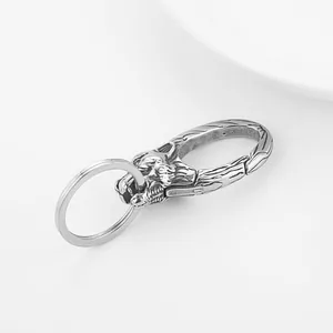 Animal Shaped Keychain, stainless steel, another view