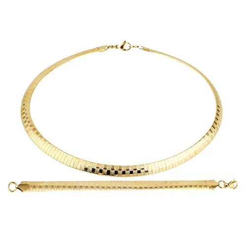 Omega Bracelet, stainless steel, 18 in, 8 mm