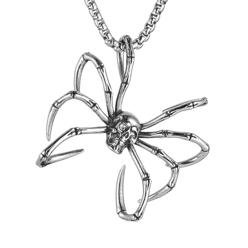 Skull Head Pendant, stainless steel