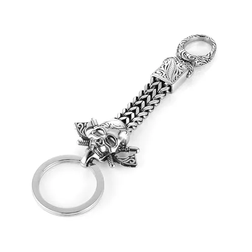 Motorcycle Keychain, stainless steel