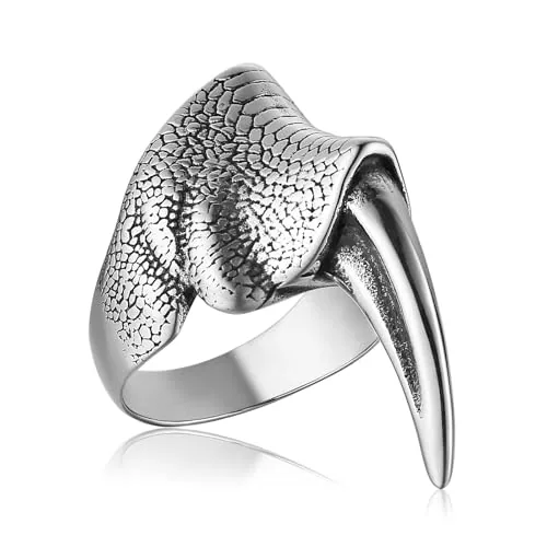 Dragon Claw Ring, stainless steel