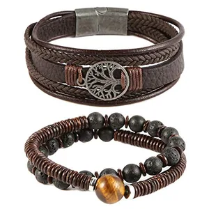 Tree Of Life Bracelet, leather, another view