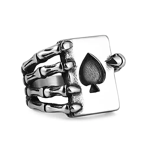 Skull Ring, stainless steel