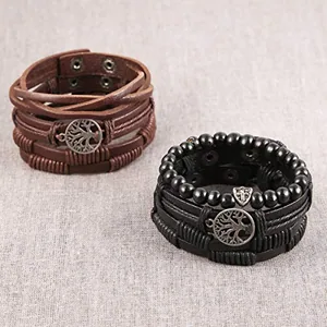 Tree Of Life Bracelet, leather, another view
