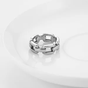 Hollow Ring, stainless steel, another view