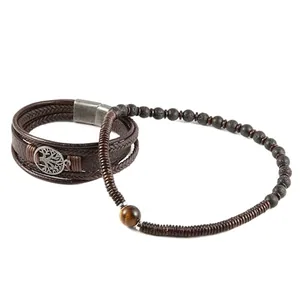Tree Of Life Bracelet, leather, another view