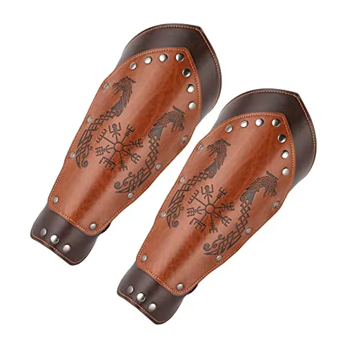 Archery Arm Bracers, leather