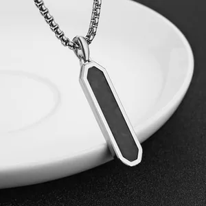 Dog Tag, stainless steel, silver, another view