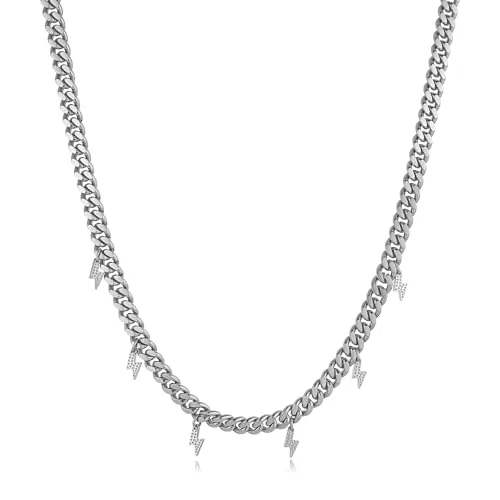 Streetwear Pendant, stainless steel, curb chain