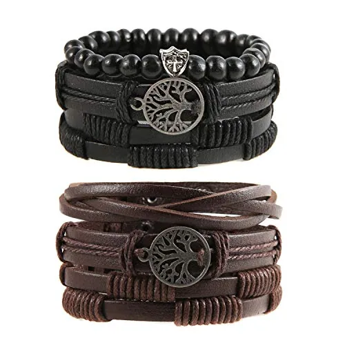 Tree Of Life Bracelet, leather