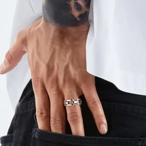 Hollow Ring, stainless steel, another view