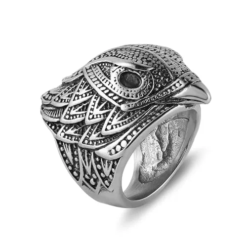 Eagle Ring, stainless steel