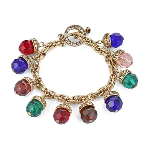 Colorful Glass Bead Bracelet