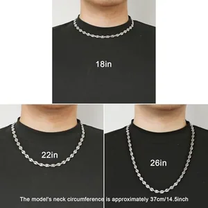 Coffee Bean Chain, stainless steel, another view