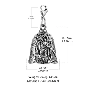 Gremlin Bell, stainless steel, another view