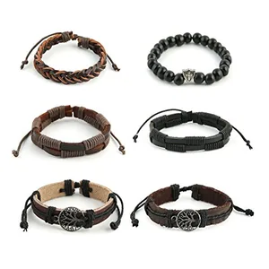 Tree Of Life Bracelet, leather, another view