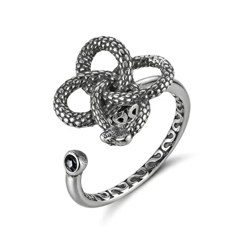 Snake Fidget Spinner Ring, stainless steel