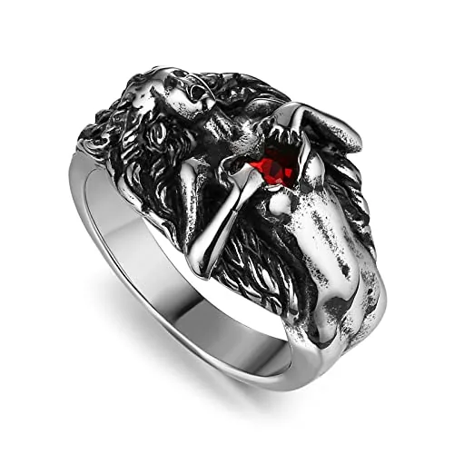 Medusa Ring, stainless steel