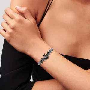 Bat Bangle, stainless steel, 36 in, another view