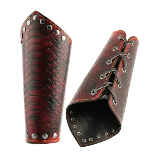 Archery Arm Bracers, leather