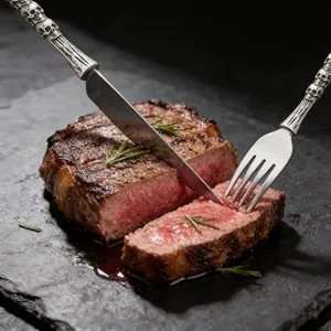 Cross Flatware Set, stainless steel, another view