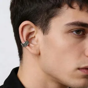 Celtic Knot Ear Cuffs, stainless steel, another view