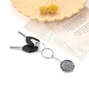Universal Duty Key Keychain, stainless steel, another view