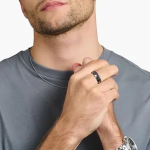 Snake Ring, stainless steel, 7 mm, silver, another view