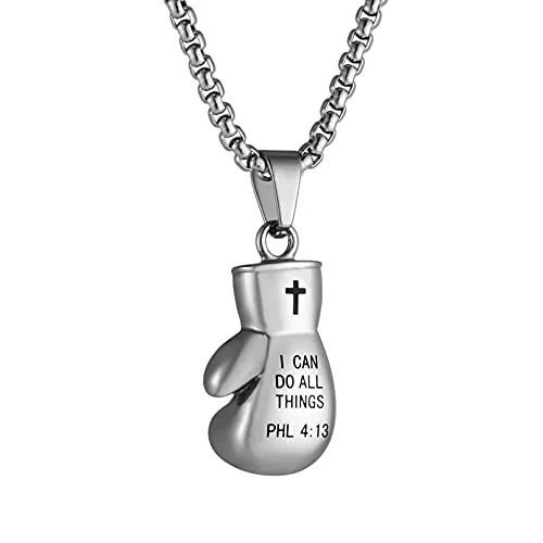 Bible Verse Pendant, stainless steel