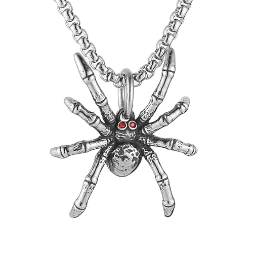 Spider Pendant, stainless steel