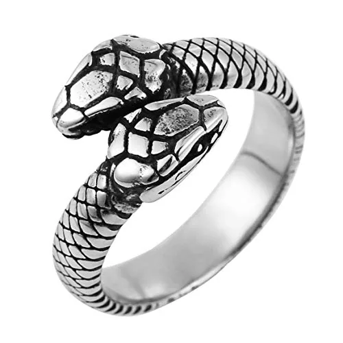 Snake Ring, stainless steel