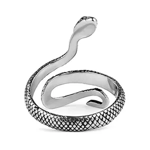 Snake Ring, stainless steel, another view