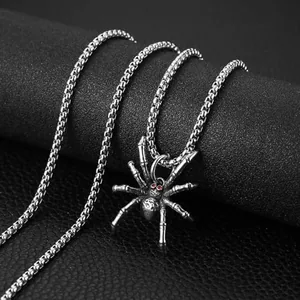 Spider Pendant, stainless steel, another view