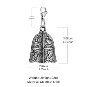 Gremlin Bell, stainless steel, another view