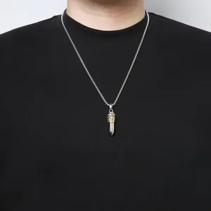 Skull Bullet Head Chain, stainless steel, another view