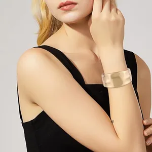 Chunky Bangle, gold-plated steel, gold, another view