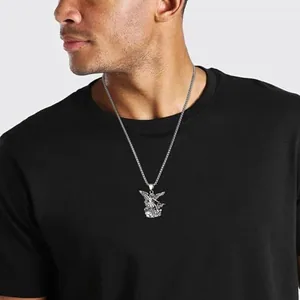 Saint Michael Pendant, stainless steel, another view