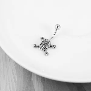 Belly Button Ring, stainless steel, another view