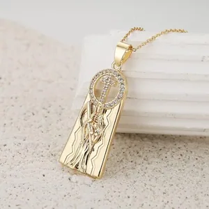 Grim Reaper Pendant, gold-plated steel, gold, another view